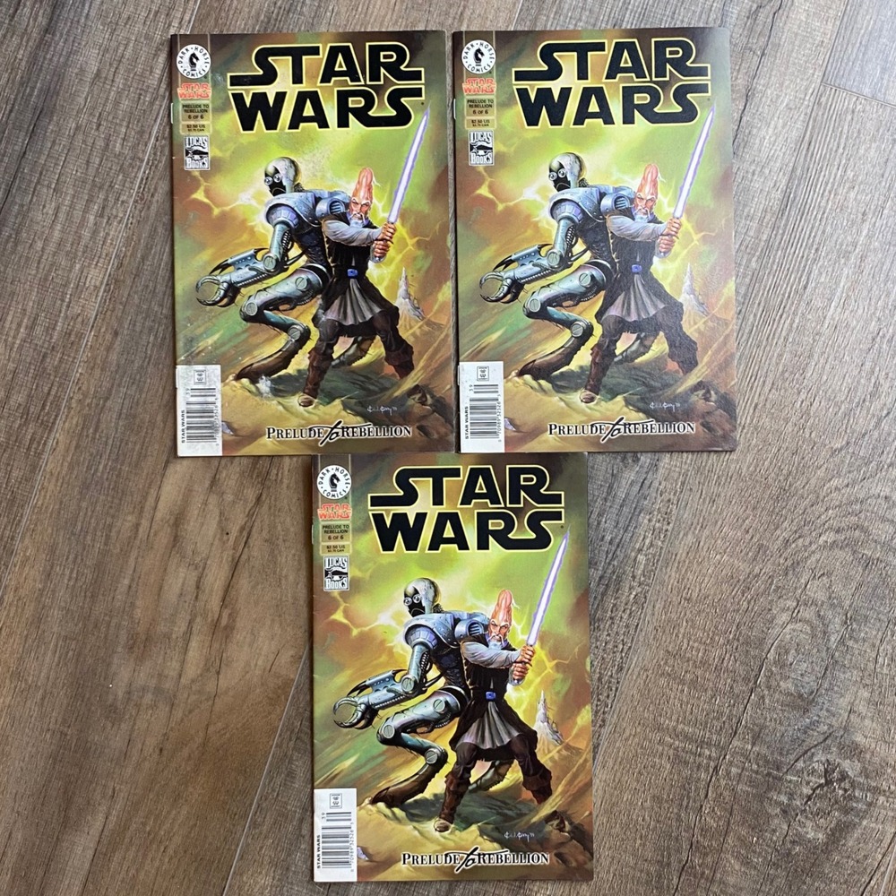 Star Wars Prelude to Rebellion‎ #6 Dark Horse Comics 1999 Ki-Adi-Mundi Lot of 3